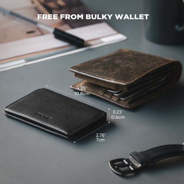 VW122- Slim Leather RFID Card Holder