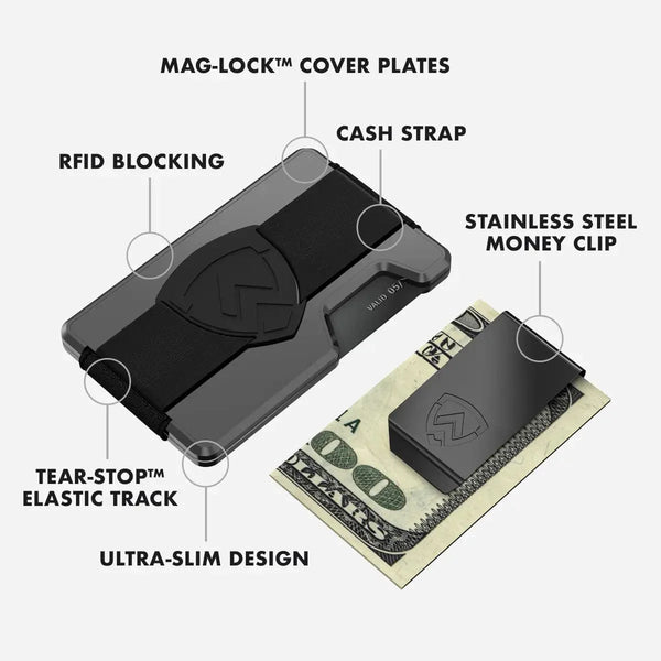 Axwell Wallet - Gunmetal Gray