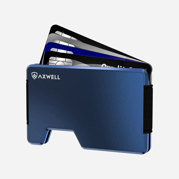Wallet with Key Organizer - Navy Blue