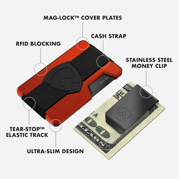 Axwell Wallet - Torch Red