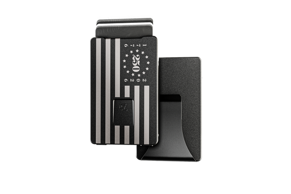 Groove Wallet® - Midnight Black 250th Flag