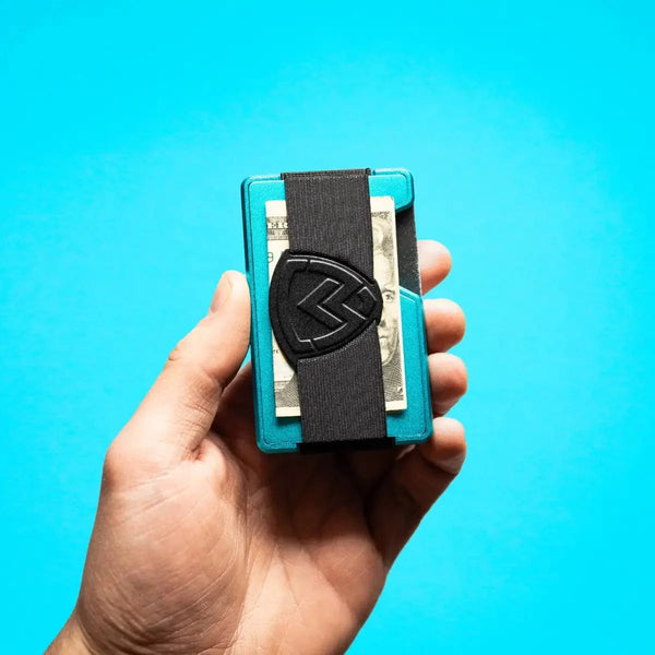 Wallet with Key Organizer - Bolt Blue