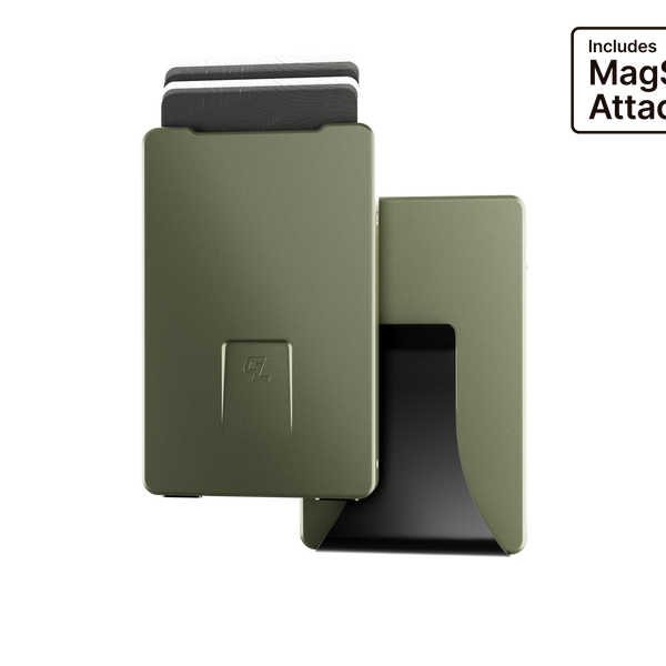 Groove Wallet® with MagSafe Plate - Base Camp Green
