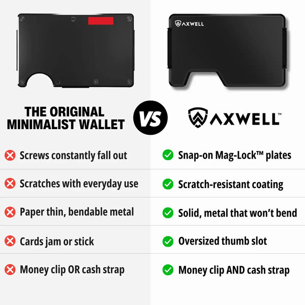 AirTag Money Clip Wallet - Jet Black