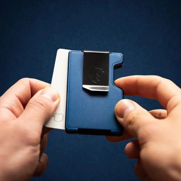 Wallet with Key Organizer - Navy Blue