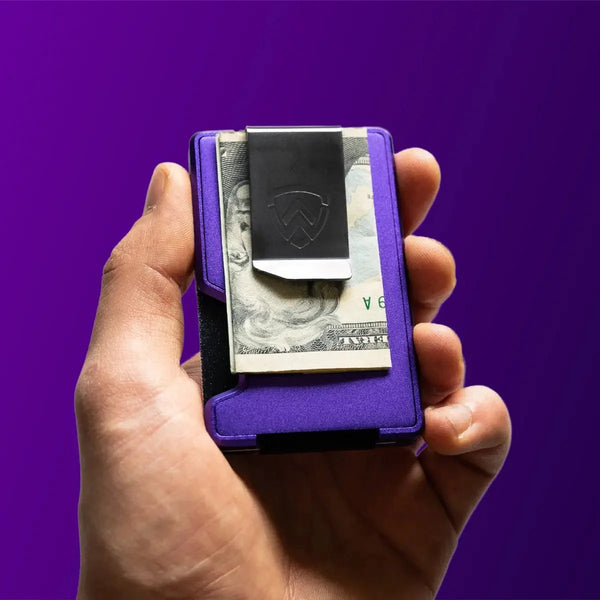 Wallet with Key Organizer - Royal Purple