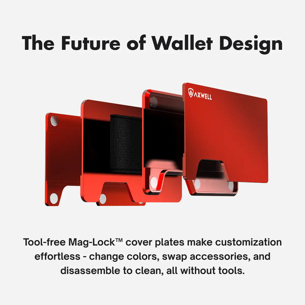 Wallet with Key Organizer - Torch Red