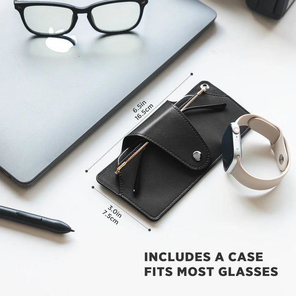 VB105 - Business Clutch with Removable Glasses Case Set