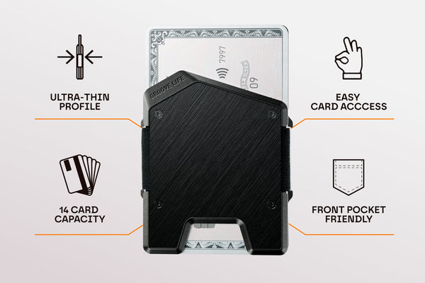 Groove Wallet® Stealth - Carbon Fiber