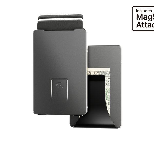 Groove Wallet® with MagSafe Plate - Gun Metal