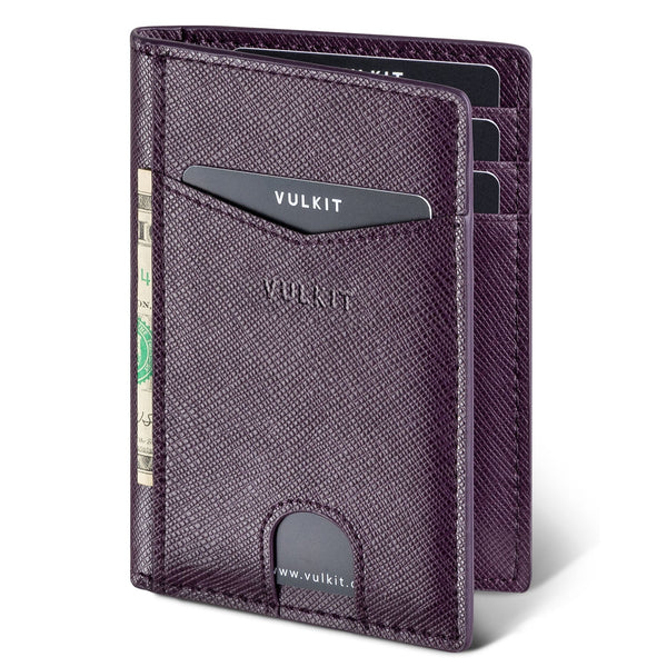 VW100- Exterior Two Slots For Banknote/Card Bi-fold Wallet