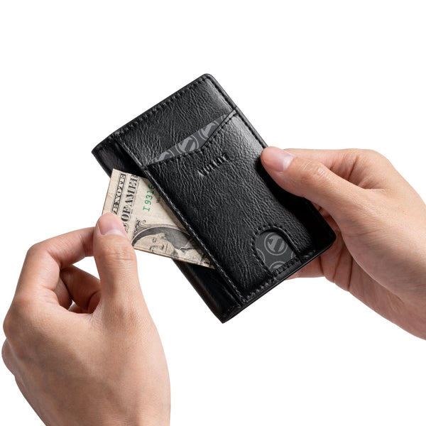VW100- Exterior Two Slots For Banknote/Card Bi-fold Wallet