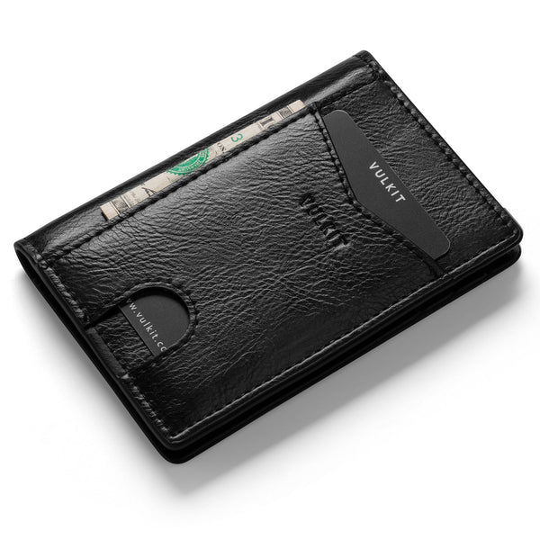 VW100- Exterior Two Slots For Banknote/Card Bi-fold Wallet