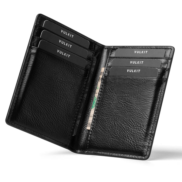VW100- Exterior Two Slots For Banknote/Card Bi-fold Wallet